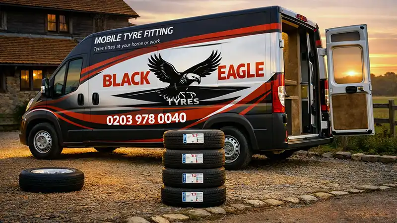 Black Eagle Tyres mobile fitting van